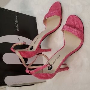 NEW Pink Snake print Heels